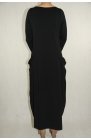 LaLeLi - oryginalna suknia maxi w kolorze czarnym, z dużymi kieszeniami