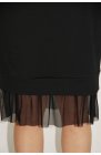 Ciocco - czarna suknia wizytowa zdobiona kokardą z tyłu