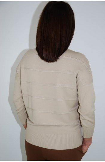 Ancora Collection - beżowa bluzka damska Aprilia