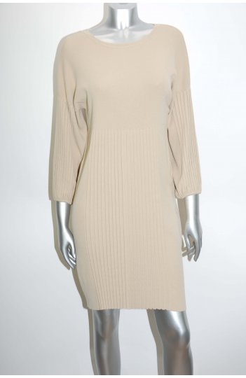 Segno by Ancora Collection -  beżowa sukienka 080