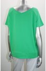 Ciocco - bawełniana bluzka z krótkim rękawem w kolorze soczystej zieleni