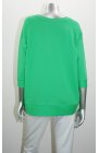 Ciocco - bawełniana bluza sportowa z serduszkiem w kolorze soczystej zieleni