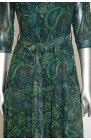 Dorota - tiulowa sukienka midi, zielona